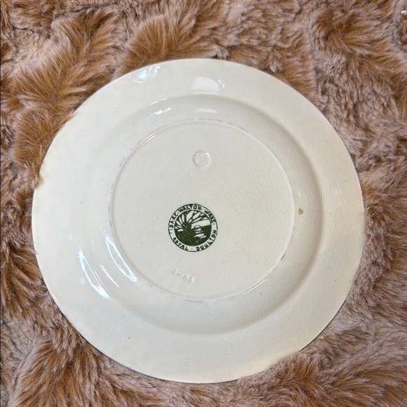 Vtg Royal Doulton Decorative Plate with Fishing Scene - Picture 6 of 7